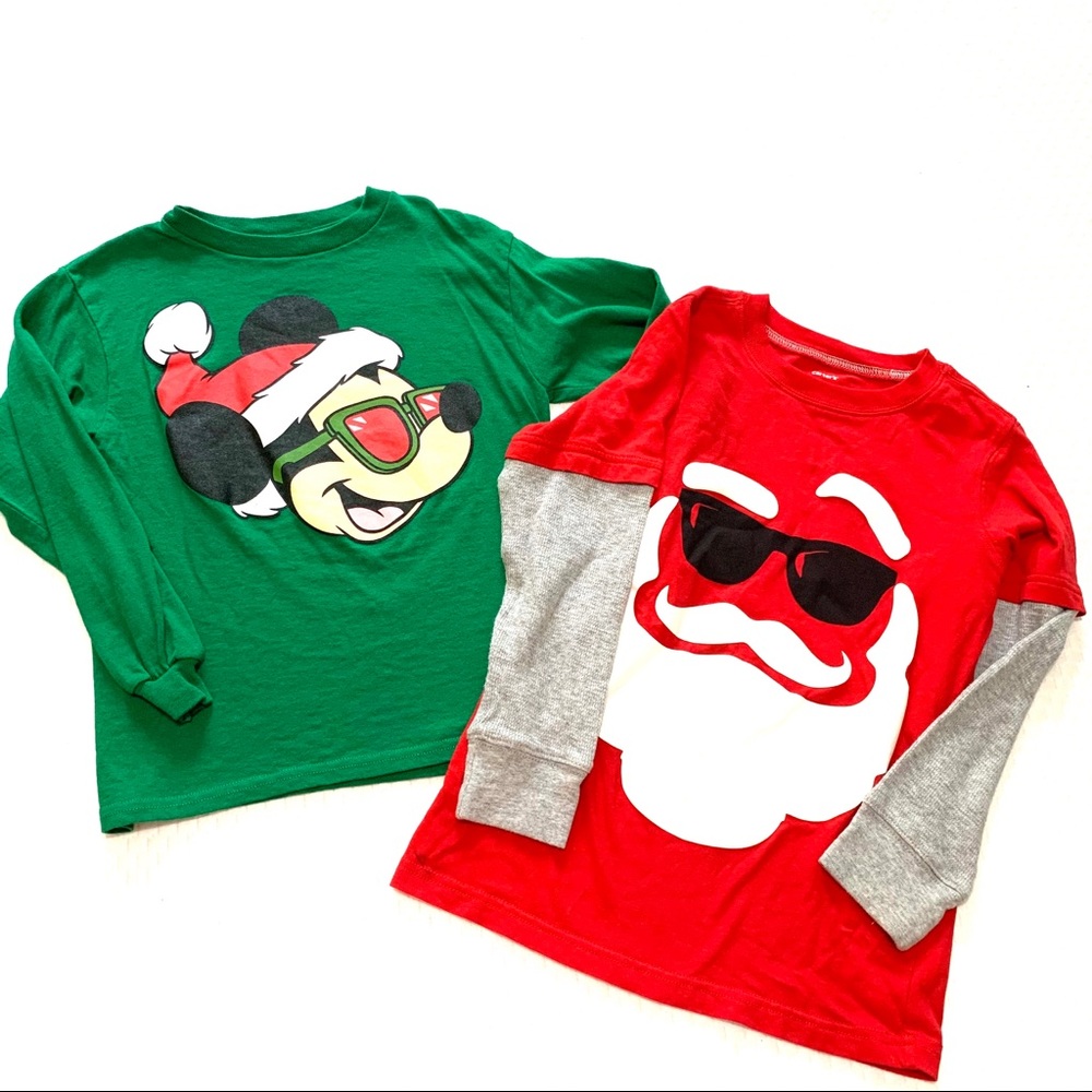 Christmas shirt bundle boys 6/7